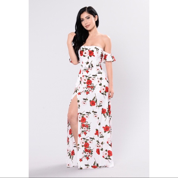 Floral Maxi Dress Fashion Nova Outlet ...